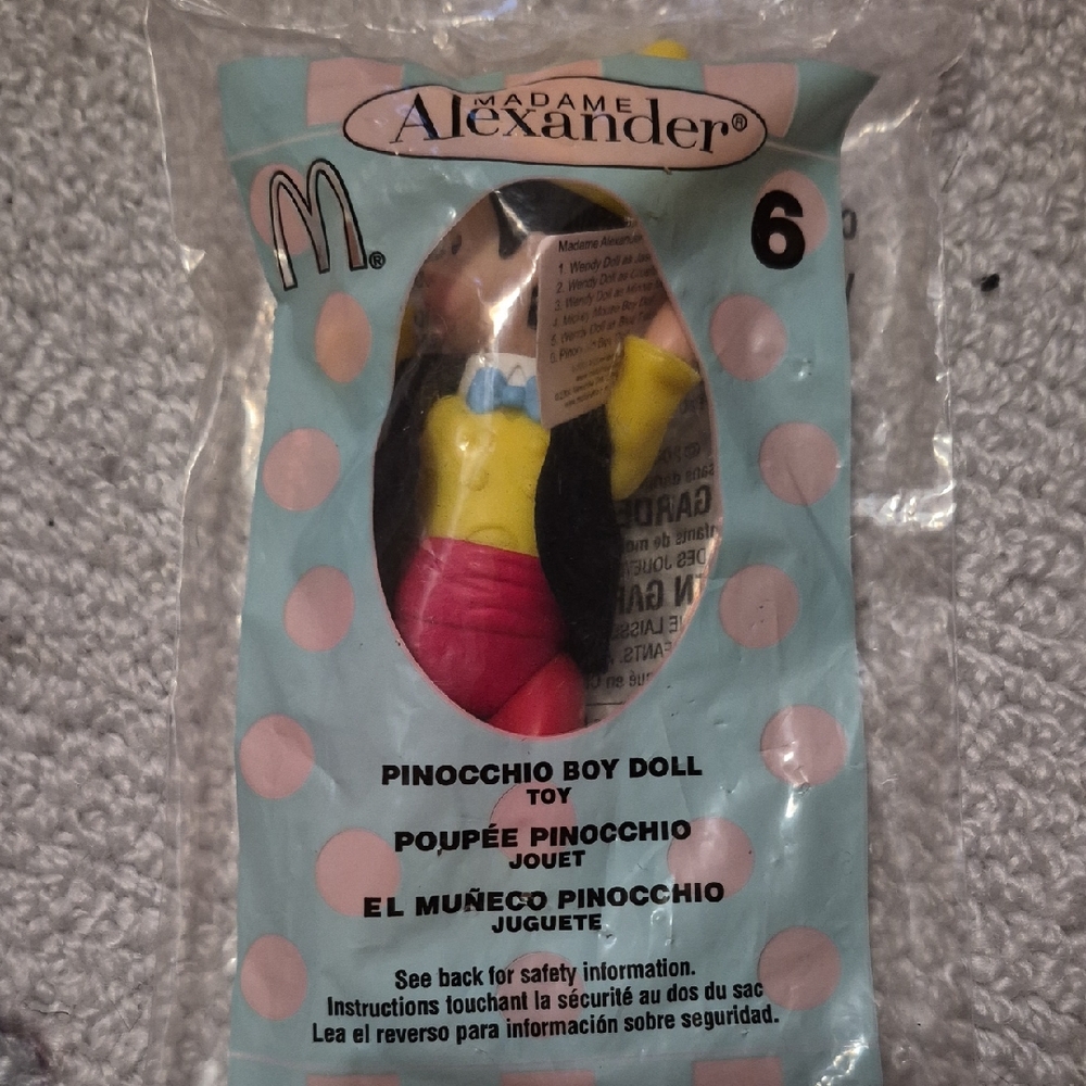 Madame Alexander Pinocchio Doll with Yellow and Red Outfit